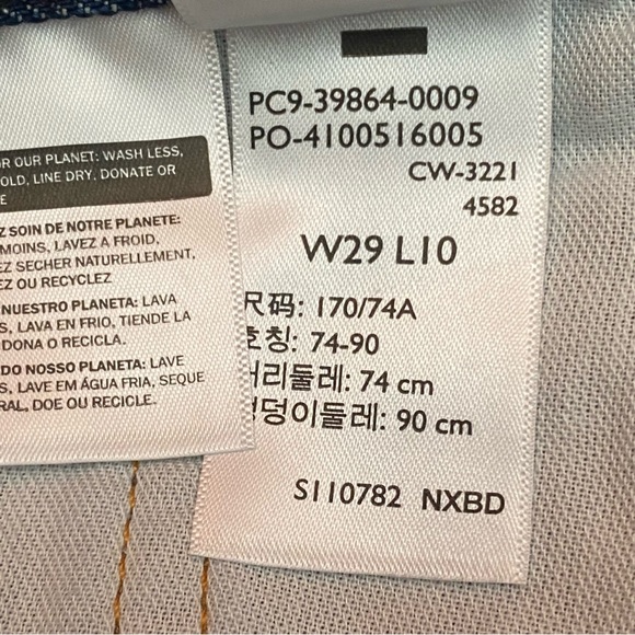 Levis 405 Standard Shorts Mens Size 29 Denim Cotton 10” Inseam - Picture 14 of 16